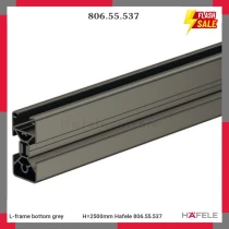 L-frame bottom grey             H=2500mm Hafele 806.55.537