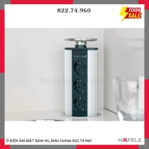 Ổ ĐIỆN ÂM MẶT BÀN=KL,MÀU Hafele 822.74.960