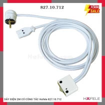 DÂY ĐIỆN 2M CÓ CÔNG TẮC Hafele 827.10.712