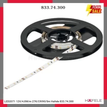LED2071 12V/4.8W/m 27K/CRI90/5m Hafele 833.74.300