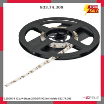 LED2074 12V/9.6W/m 27K/CRI90/5m Hafele 833.74.308