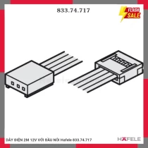 DÂY ĐIỆN 2M 12V VỚI ĐẦU NÔI Hafele 833.74.717