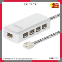 ĐẦU NỐI 9 ĐẦU CHO ĐÈN LED Hafele 833.74.741