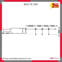 BỘ CHIA 4 MỞ RỘNG Hafele 833.74.765