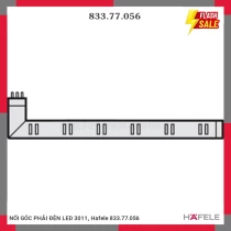 NỐI GÓC PHẢI ĐÈN LED 3011, Hafele 833.77.056