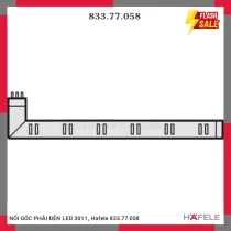 NỐI GÓC PHẢI ĐÈN LED 3011, Hafele 833.77.058