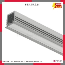 PROFILE 1104 alu.silver.mlk./3.0m Hafele 833.95.724