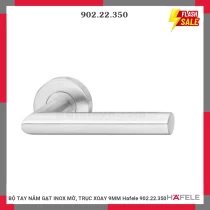 BỘ TAY NẮM GẠT INOX MỜ, TRỤC XOAY 9MM Hafele 902.22.350