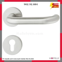 PC handle set 8 stst.matt Hafele 902.92.884