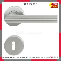 BỘ TAY NẮM GẠT TRỤC 8, INOX MỜ, MỞ TRÁI Hafele 902.95.220