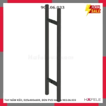 TAY NẮM KÉO, D25x400x600, ĐEN PVD Hafele 903.06.033