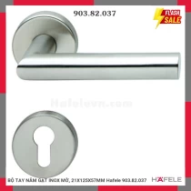 BỘ TAY NẮM GẠT INOX MỜ, 21X125X57MM Hafele 903.82.037