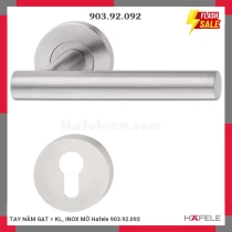 TAY NẮM GẠT = KL, INOX MỜ Hafele 903.92.092