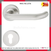 BỘ TAY NẮM GẠT=KL,MÀU INOX MỜ,135X6 Hafele 903.92.276