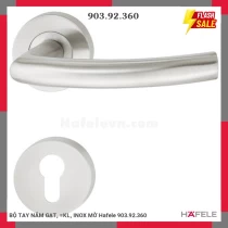 BỘ TAY NẮM GẠT, =KL, INOX MỜ Hafele 903.92.360