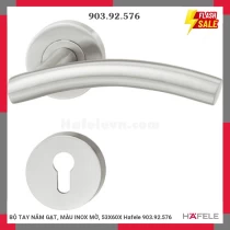 BỘ TAY NẮM GẠT, MÀU INOX MỜ, 53X60X Hafele 903.92.576