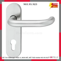 BỘ TAY NẮM GẠT TRỤC 9, INOX MỜ, MỞ TRÁI Hafele 903.95.923