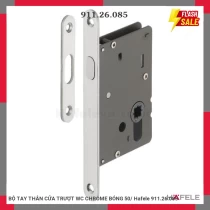 BỘ TAY THÂN CỬA TRƯỢT WC CHROME BÓNG 50/ Hafele 911.26.085