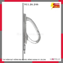 TAY NẮM GẠT=ĐỒNG MẠ NICKEL BÓNG Hafele 911.26.246