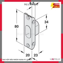BAS HỘP MÀU NIKEN Hafele 911.39.237