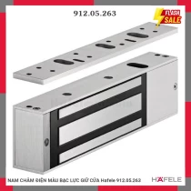 NAM CHÂM ĐIỆN MÀU BẠC LỰC GIỮ CỬA Hafele 912.05.263