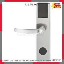 KHÓA DT LITE TAY C MỞ TRÁI INOX BÓNG 38- Hafele 917.56.051