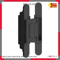 BẢN LỀ ÂM TE 640 3D A8, ĐEN Hafele 924.19.537