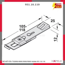 BỘ GIỮ CỬA TS2000/4000/3000/5000 Hafele 931.10.110