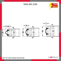 OUT OF SAP Hafele 940.00.530