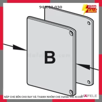 NẮP CHE BÊN CHO RAY VÀ THANH NHÔM CHE Hafele 940.43.030