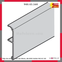 Nắp che cho ray trượt cao 68mm, dài 6000 Hafele 940.43.160