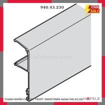 THANH NHÔM CHE RAY TRƯỢT 3000X70MM Hafele 940.43.230