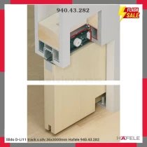 Slido D-Li11 track.s.silv.36x3000mm Hafele 940.43.282