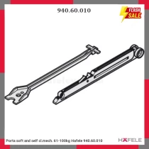 Porta soft and self cl.mech. 61-100kg Hafele 940.60.010