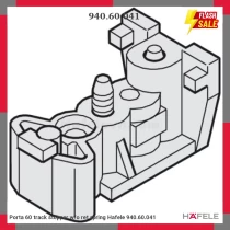 Porta 60 track stopper w/o ret.spring Hafele 940.60.041