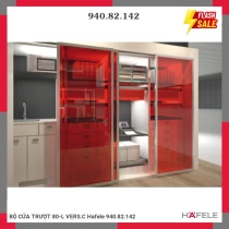 BỘ CỬA TRƯỢT 80-L VERS.C Hafele 940.82.142