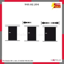 Fit.Classic 80-L vers. E Hafele 940.82.204