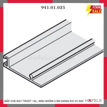 NẮP CHE RAY TRƯỢT =KL, MÀU NHÔM 2.5M Hafele 941.01.025
