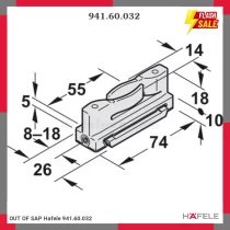 OUT OF SAP Hafele 941.60.032