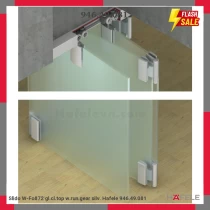 Slido W-Fo872 gl.cl.top w.run.gear silv. Hafele 946.49.081