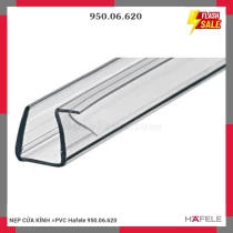 NẸP CỬA KÍNH =PVC Hafele 950.06.620