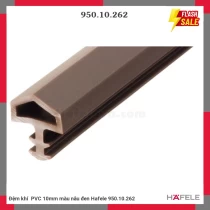 Đệm khí  PVC 10mm màu nâu đen Hafele 950.10.262