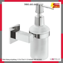 Bình đựng xà phòng 117x173x111.5 Hafele 980.60.662