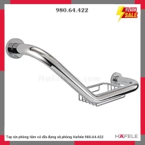 Tay vịn phòng tắm có dĩa đựng xà phòng Hafele 980.64.422