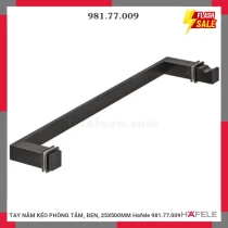 TAY NẮM KÉO PHÒNG TẮM, ĐEN, 25X500MM Hafele 981.77.009