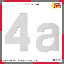 BẢNG CHỮ B INOX MỜ 93MM Hafele 987.21.210