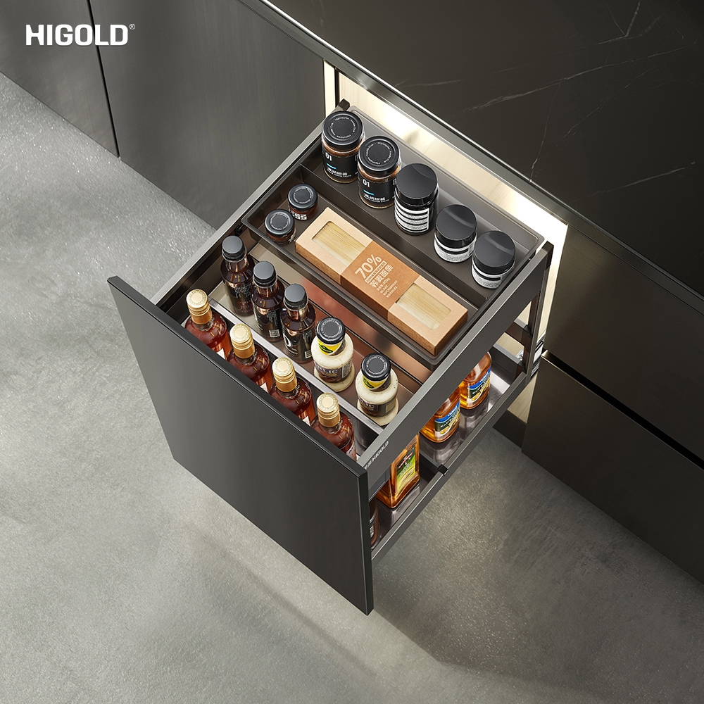 KỆ GIA VỊ HỘP NHÔM CAO CẤP SHEARER 4.0 HiGold 306274