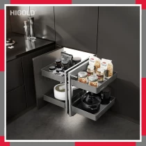KỆ GÓC MỞ TOÀN PHẦN DẠNG HỘP SHEARER HiGold 101148