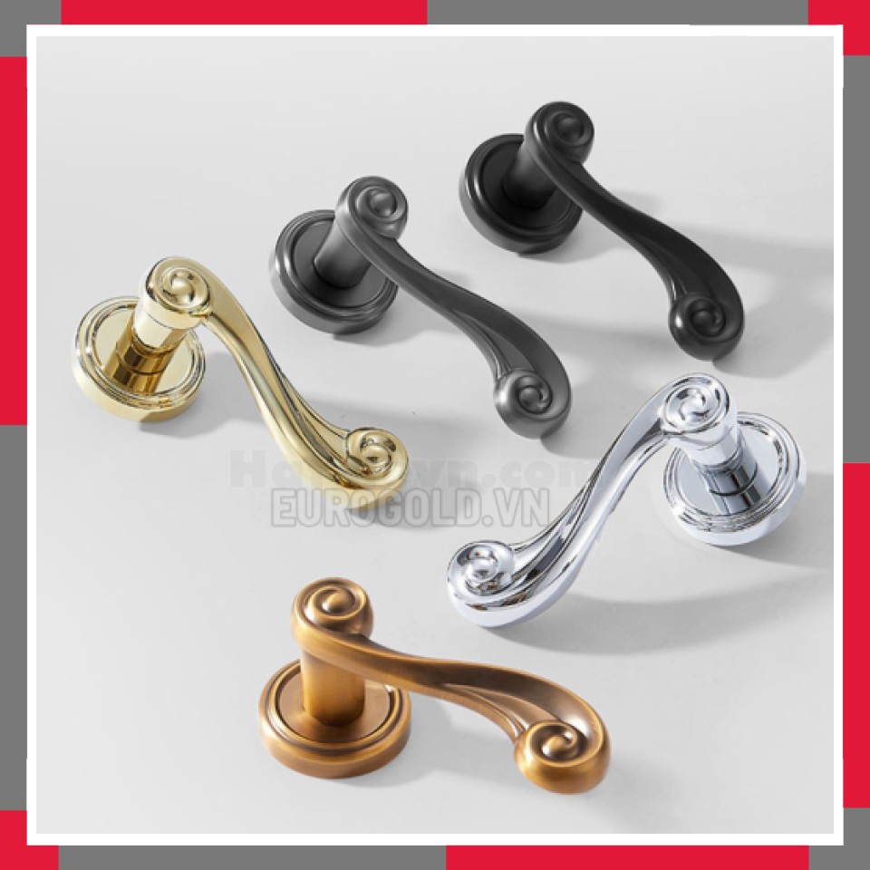 Khóa Cửa Phân Thể, Khóa Cửa đi Thông Phòng Hợp Kim Cao Cấp Phong Cách Tân Cổ điển EuroGold BH72F269