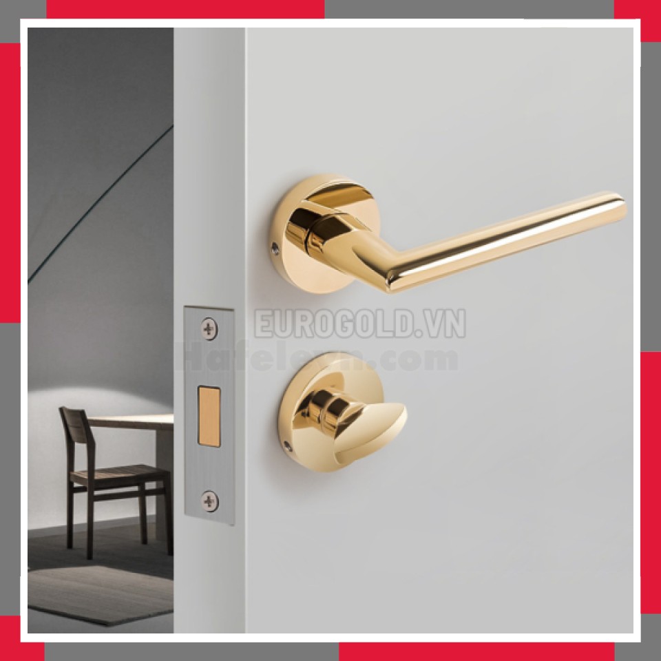 Khóa Cửa Phân Thể, Khóa Cửa đi Thông Phòng Phủ Pvd Hợp Kim Cao Cấp EuroGold BHG71-PVD